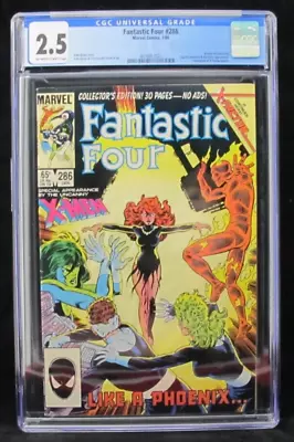 Buy Fantastic Four #286 CGC (8.5) Jan 1986, Marvel John Byrne, Jean Grey, X-Men App • 32.15£
