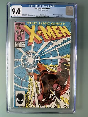 Buy The Uncanny X-Men 221 CGC 9.0 White Pages 🔥1st Mr Sinister (1987) Marvel Comics • 59.29£