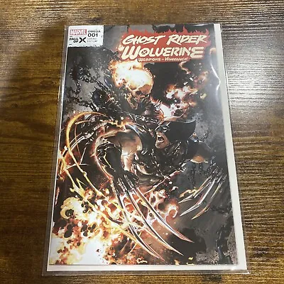 Buy Ghost Rider Wolverine: Weapons Of Vengenance Omega #1 * Nm+ Crain Trade Variant • 30.75£
