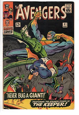 Buy Avengers #31 (1966) - Grade 6.0 - Never Bug A Giant - Don Heck Cover! • 47.32£