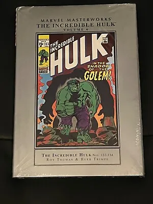 Buy Marvel Masterworks The Incredible Hulk Vol. 6 112-134 Hardcover FS HC SEALED • 21.09£