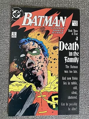 Buy Batman #428 Death In The Family VF Condition Death Of Jason Todd • 27.70£