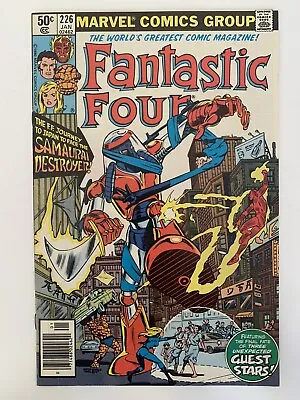 Buy Fantastic Four #226 7.5 Vf- 1981 Newsstand 1st Samaurai Destroyer Marvel Comics • 3.19£