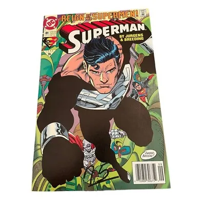 Buy Superman #81 DC 1993 Reign Of The Supermen Jurgens & Breeding Comic • 3.60£