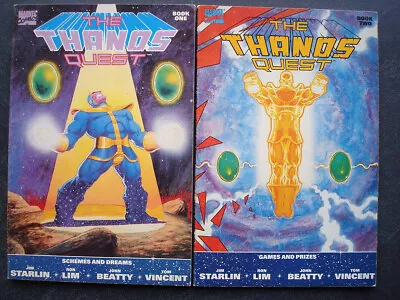 Buy US Marvel The Thanos Quest #1+2 (1990) Complete Mini Series, Infinity Gauntlet • 25.70£
