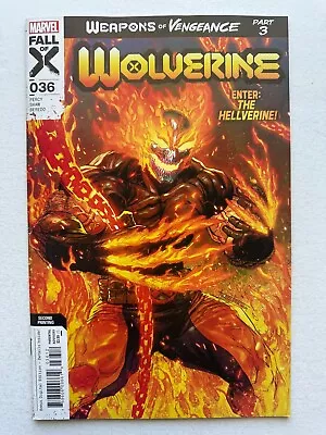 Buy WOLVERINE #36 (NM), Second Printing, 1st Appearance Hellverine, Marvel 2023 • 5.41£