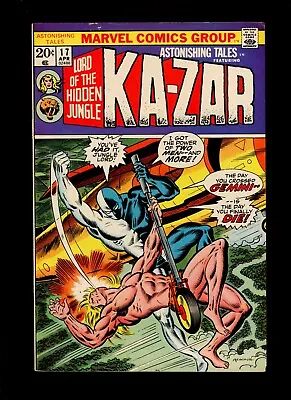 Buy 1973 Marvel,   Astonishing Tales   # 17 To # 19, U-Pick, FN/VF To VF, BX57 • 5.50£