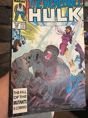 Buy The Incredible Hulk #338 (Dec 1987, Marvel) • 9.48£