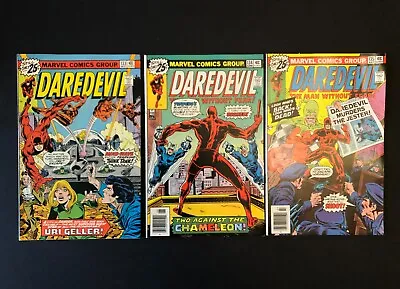 Buy Daredevil 1976 Bronze Age 3 Issue Lot #133 #134 & #135 Marvel Comics • 35.71£