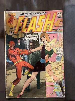 Buy DC COMICS The FLASH #203 - NEAL ADAMS IRIS COVER  - 1971 - Part Of Back Cut Out • 3.95£