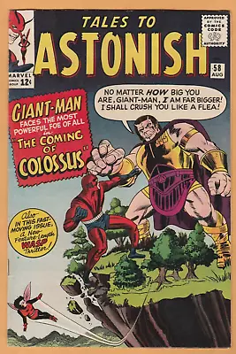 Buy Tales To Astonish #58 - Giant Man - Wasp - Kirby - OW-W  - VF/NM (9.0) • 100.49£