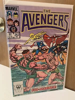 Buy Avengers 262 🔑1986 Origin Of Cap RETOLD From Avengers #4🔥NAMOR Joins🔥VF+ • 6.41£