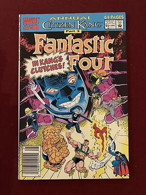 Buy Fantastic Four Annual #25 (1992)  1st App Of Anachronauts Newstand Variant Cover • 19.99£