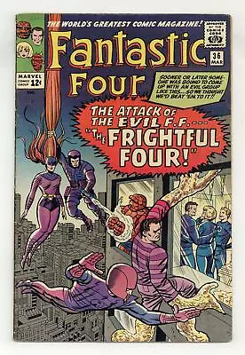 Buy Fantastic Four #36 VG 4.0 1965 1st App. Madame Medusa (Inhumans) • 114.64£