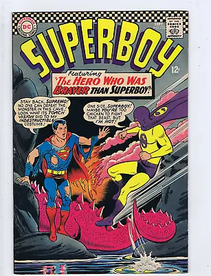 Buy Superboy #132 DC 1966 The Hero Who Was Braver Than Superboy ! • 17.69£