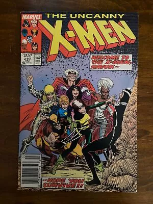 Buy UNCANNY X-MEN #219 (Marvel, 1963) VG-F Havok Joins Team • 3.16£