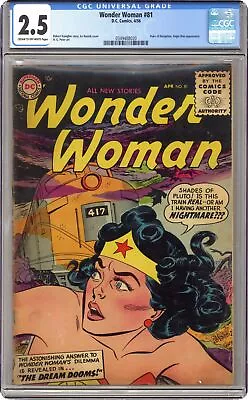 Buy Wonder Woman #81 CGC 2.5 1956 0349488020 • 126.50£