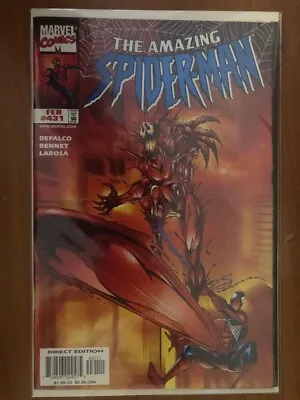 Buy Amazing Spiderman 431 1st Cosmic Carnage VF 1998 • 47.97£
