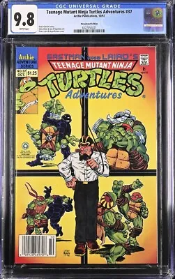 Buy Teenage Mutant Ninja Turtles #37 Newsstand CGC 9.8 1992 TMNT Archie Series • 155.03£