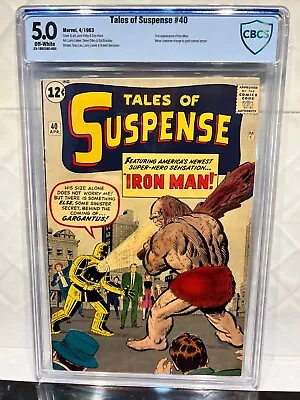 Buy Tales Of Suspense #40, 1963, Cbcs 5.0, Ow Pgs, Cgc *, 2nd App. Of Iron Man - Key • 1,099.34£