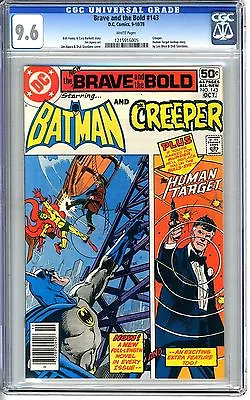 Buy Brave And The Bold  #143  CGC  9.6  NM+  White Pgs  9-10/78  Creeper, Human Targ • 67.04£