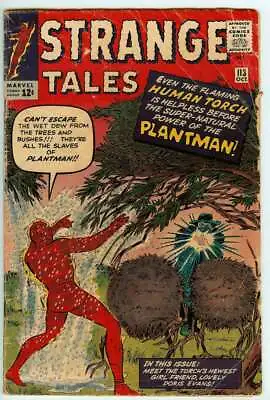 Buy Strange Tales #113 2.0 // 1st Appearance Of Plantman Marvel 1963 • 42.75£