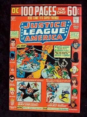 Buy Justice League Of America #111 Dc Comics Bronze Age 100 Pages! • 35.57£