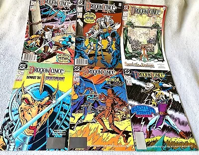 Buy Dragon Lance DC Comic Books Lot Of 6 Books No.s 2, 4, 6, 9, 10, & 30 Vintag 1988 • 17.36£