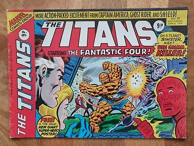 Buy The Titans #36 Marvel Comics 1976 Fantastic Four  Captain America  • 4.99£
