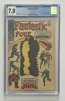 Buy Fantastic Four #67. Oct 1967. Marvel. 7.0 Cgc. 1st Full App Of Him! Uk Price! • 400£