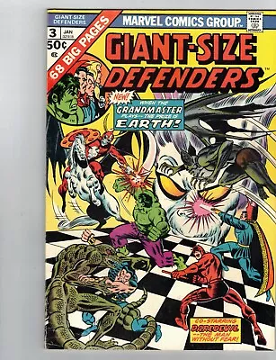 Buy GIANT SIZE DEFENDERS #3 Marvel Comics 1975 1st App Korvac!  FN+ • 63.60£