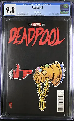 Buy Deadpool #45 ~ 2015 Run The Jewels 1:50 Skottie Young Variant Cover ~ CGC 9.8 WP • 2,245£