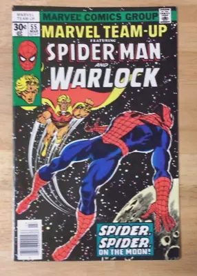 Buy Marvel Team-up #55 1977 Sharp Vf Minus Warlock,soul Gem Stranger,1st Gardner • 19.37£