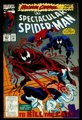 Buy Marvel Comics The Spectacular SPIDER-MAN #201 Maximum Carnage Part 5 NM/M 9.8 • 27.56£