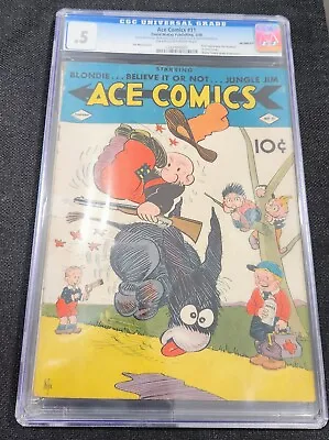 Buy Ace Comics #11 CGC 0.5 1938 • 999.40£