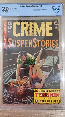 Buy Crime SuspenStories #23 CBCS 2.0 Evans Torture Cover Used In SOTI • 395.30£