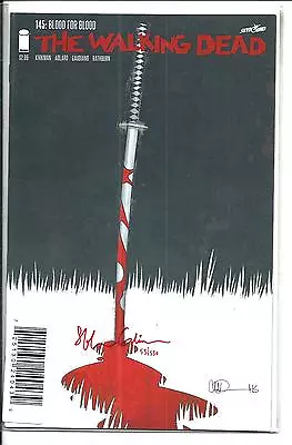 Buy WALKING DEAD # 145 (SIGNED STEFANO GAUDIANO, Dynamic Forces 53/550) NM NEW • 19.95£