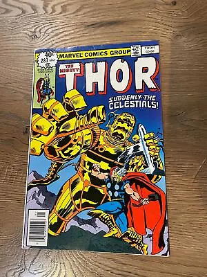 Buy Mighty Thor #283 - Marvel Comics - 1979 - Back Issue - 1st Celestials • 15£
