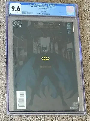 Buy Batman Shadow Of The Bat 35 CGC 9.6 White Pages- Beautiful Embossed Cover!! • 33.21£