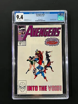 Buy Avengers #314 CGC 9.4 (1990) - Spider-Man App - Sersi Joins Avengers • 48.18£