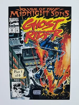 Buy Ghost Rider #28 (1992 Marvel Comics) First Appearance Of The Midnight Sons ~ VF+ • 15.20£