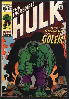 Buy Incredible Hulk #134 4.0 // 1st Cameo Appearance Of Golem Marvel Comics 1970 • 22.16£