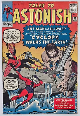 Buy Tales To Astonish #46 1963 5.0 VG/FN 3rd Appearance Of Wasp! Ant-man Vs. Cyclops • 75.46£