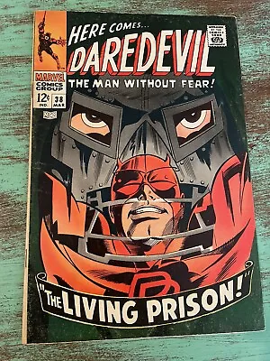 Buy Daredevil #38 FN- Dr Doom Cover Silver Age Marvel Comics 1968 • 35.58£