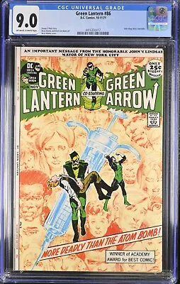 Buy 1971 Green Lantern 86 CGC 9.0. Neil Adam Anti-Drug Needle Cover. Key Book. • 237.17£