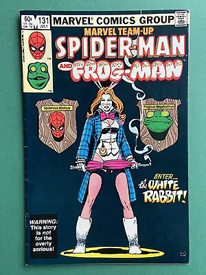 Buy Marvel Team-Up #131 FN (1983) Spider-Man & Frog Man - 1st App White Rabbit Key • 15.99£