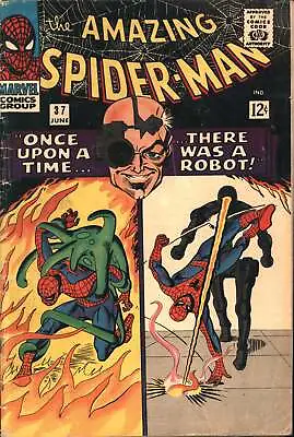Buy Marvel Amazing Spider-Man 37 6/66 RAW G+ • 69.68£