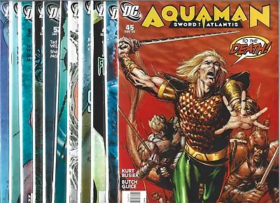 Buy Aquaman Sword Of Atlantis Lot Of 11 - #45 47 48 49 50 51 52 53 55 56 57 (nm-) Dc • 11.77£