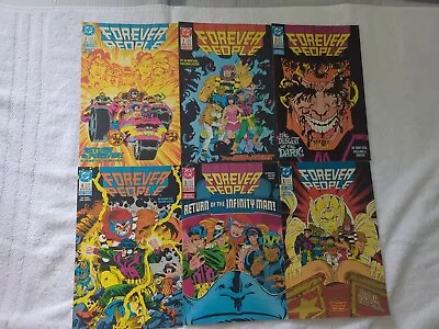 Buy The Forever People #1-6 (1988) DC Comics - Full Set. Bagged And Boarded. • 17.50£