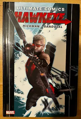 Buy Ultimate Comics Hawkeye Hardback Hardcover Graphic Novel Marvel Hickman Sandoval • 9.95£